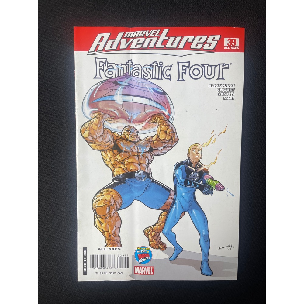 Marvel Adventures Fantastic‎ Four 39 Comic Book The Thing Human Torch All Ages
